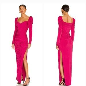 MAJORELLE Fuchsia Maxi Dress